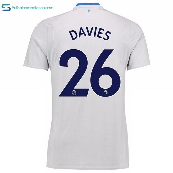 Camiseta Everton 2ª Davies 2017/18